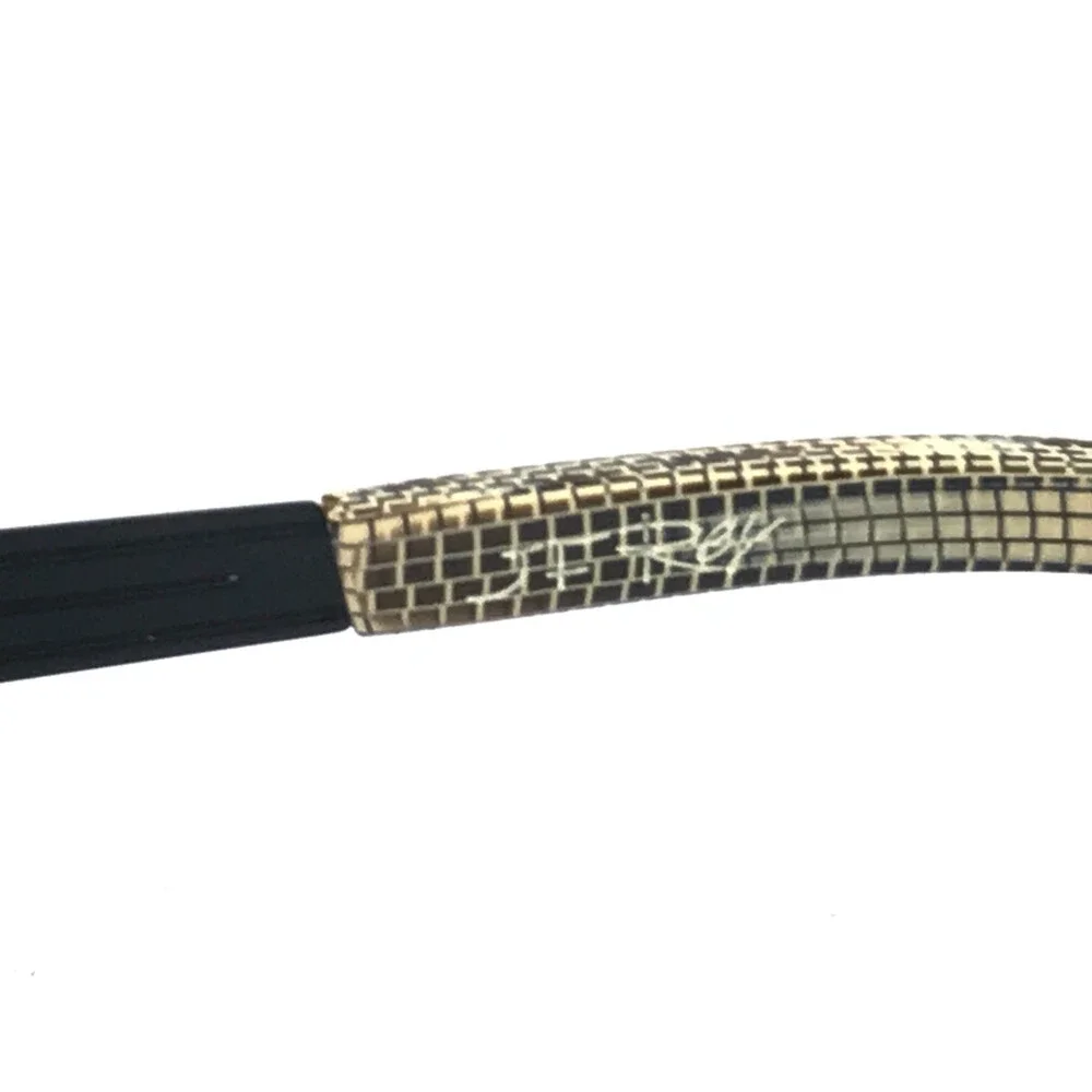 J.F. Rey Eyeglasses Frames JF2570 0090 Black Python Beige Round 45-21-142
